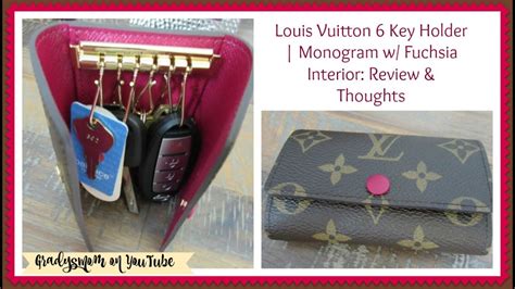 louis vuitton 6 key holder review|louis vuitton key holder damier.